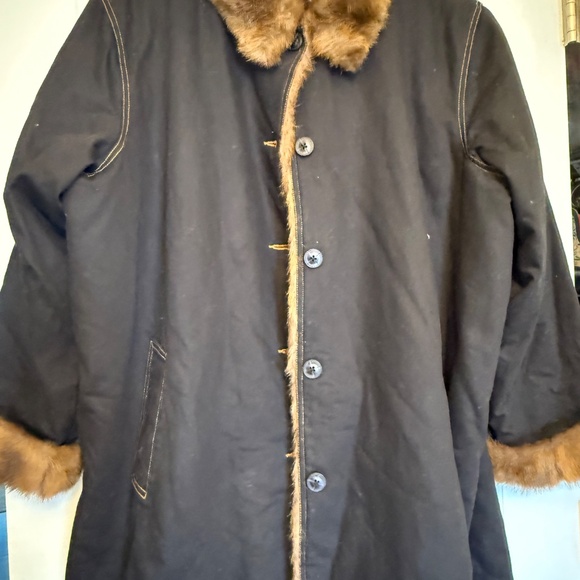 Denim & Co fur lined coat - Picture 4 of 7